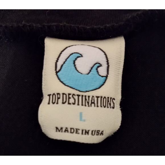 VTG Welcome to Fabulous Las Vegas Nevada Women’s Graphic T-Shirt Retro Atomic - Picture 5 of 8